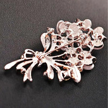 Load image into Gallery viewer, Hot Selling Fashionable Opal Stone Flower Brooch Pin Beautiful Rhinestone Clothes Accessories Women's Corsage Birthday Gifts
