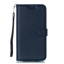 Load image into Gallery viewer, Solid Color Leather Wallet Case For iPhone 14 XS MAX 11 Pro 12 mini 13 Flip Cover Card Slot Mobile Phone Case  Wallet Mobile Phone Case Leather Flip Case Wallet Colorful Protective Case
