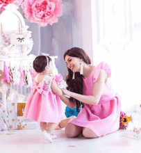 将图片加载到图库查看器，Luxury Modern Elegant Baby Girl Tops Bow Dresses Lace Ball Gown Tutu Party Dress Sundress Baby Girls Princess Clothing Style
