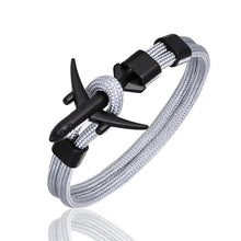 Load image into Gallery viewer, Modern NEW Planes Bracelets For Men and Women In Elegant Charm Chain Paracord Bracelet Metal Airplane Hooks Summer Style
