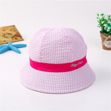 Load image into Gallery viewer, Lovely Baby Hat Soft Cotton Bucket Hat For Baby Boys and Girls Cartoon Bear Star Prints Cap Kids Fishing Hat
