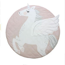 将图片加载到图库查看器，Modern Luxury Animal Carpet For Baby Play Mats Wewborn Infant Soft Sleeping Mat Cotton Rabbit Lion Raccoon Swan Pegasus Koala Cat Bear Carpet For Kids
