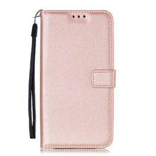 Load image into Gallery viewer, Solid Color Leather Wallet Case For iPhone 14 XS MAX 11 Pro 12 mini 13 Flip Cover Card Slot Mobile Phone Case  Wallet Mobile Phone Case Leather Flip Case Wallet Colorful Protective Case
