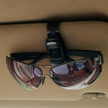 将图片加载到图库查看器，KAWOO Hot Sale Car Accessories Sun Visor Sunglass Eyeglasses Glasses Card Pen Abs Portable Clip Ticket Holder Stand 1Piece
