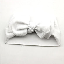 Load image into Gallery viewer, Adjustable Big Bow Headwrap  Top Knot Headbands Over Sized Bow Hair Turban for Newborn Girl
