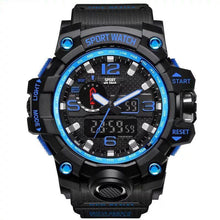 将图片加载到图库查看器，Popular Men Military Army Mens Watch With Led Digital Display Analog Automatic Watch for Men and Woman Sport watch
