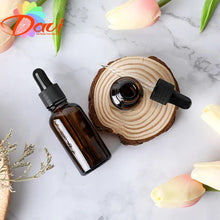 Load image into Gallery viewer, Empty Dropper Bottle Amber essential oil Glass Aromatherapy Liquid Brown 5-50ml Drop for massage Pipette Bottles Refillable
