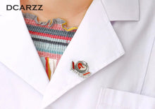 Load image into Gallery viewer, DCARZZ Defibrillator Brooch Medical Fashion Jewelry Gift for Doctor/Nurse/Medical Student Pin Women Jewelry
