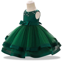将图片加载到图库查看器，Luxury Modern Designer Toddler Baby Girl Infant Princess Lace Tutu Dress Baby Girl Wedding Dress Kids Party Dress

