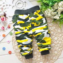 Load image into Gallery viewer, Baby Pants Spring &amp; Autumn Lovely Cotton Camouflage Baby Boy Pants Newborn Baby Girls Pants 0-2 Year Pants in Modern Military Design
