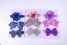 Load image into Gallery viewer, Baby Girls Headband Set Bow Knot Head Bandage Kids Toddlers Headwear Flower Hair Band Infant Clothing Accessories
