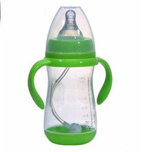 将图片加载到图库查看器，Baby Safe Plastic BPA Free Anti-colic Baby Milk Water Juice Bottle with Straw for Infant Feeding For Kids

