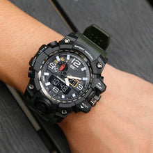 将图片加载到图库查看器，Popular Men Military Army Mens Watch With Led Digital Display Analog Automatic Watch for Men and Woman Sport watch
