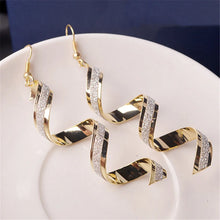 将图片加载到图库查看器，Korean Women's Dangle Charm Earrings Jewelry Stainless Steel Long Peculiar Earrings 2023 Luxury Design Trending for Girls
