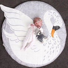 将图片加载到图库查看器，Modern Luxury Animal Carpet For Baby Play Mats Wewborn Infant Soft Sleeping Mat Cotton Rabbit Lion Raccoon Swan Pegasus Koala Cat Bear Carpet For Kids
