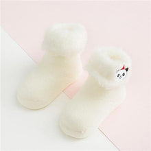 Load image into Gallery viewer, Winter Luxury Cozy Baby 3D Cartoon Embroidery Warm Thick Newborn Socks For Baby Girls and Boys In Elegant Comfortable Fashion Design
