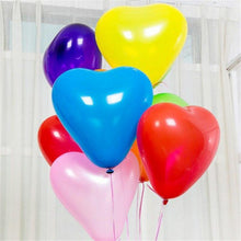 Load image into Gallery viewer, 100Pc Red Pink Balloons 10Inch Love Heart Latex Balloons For Wedding Party and Celebration Helium Balloon Valentines Day Birthday Party Inflatable Balloons
