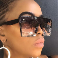 Load image into Gallery viewer, Modern Oversized Square Sunglasses For Lady and Women Luxury Brand Fashion Gafas Shade WIth Mirror Glasses And UV400 Protection
