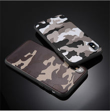 Load image into Gallery viewer, Army Green Camouflage Case For iPhone 11 12Pro 13 Pro Max SE X XR XS Max 6 6S 7 8 Plus Soft Silicone Back Cover Black And White Camo Camouflage Thin Design Durable Hard Plastic Protective Case
