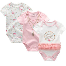 Load image into Gallery viewer, 3PCS/Set Modern Fashion Baby Clothes Bodysuits Baby Clothes Unicorn Clothing Unisex 0-12M Baby Bodysuits Romper and Jumpsuit Set For Kids and Baby
