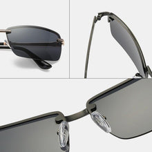 Load image into Gallery viewer, Luxury Classic Retro Rimless Sunglasses Men Polarized Gold Men's Shades Sun Glasses Luxury brands Night Driving Glasses Oculos de sol
