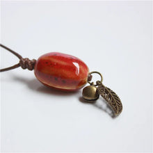 Load image into Gallery viewer, Miredo jewelry wholesale traditional boondoggle ceramic necklaces women's mothers gift necklace pendant #1111
