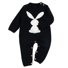 Load image into Gallery viewer, Handmade Modern Luxury Christmas Baby Rompers Newborn Rabbit Baby Jumpsuit Overall Long Sleeve  Baby Boys Clothes
