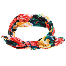 将图片加载到图库查看器，Baby Girl Headband Infant Hair Bow Accessories Cloth Band Bow For Newborn Hairband Print for Toddlers
