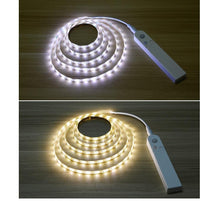 Load image into Gallery viewer, Stevvex Bedside Lights Wireless Night Mode WIth USB Powered Human Body Detector LED Strip Tape for Stairs Corridor

