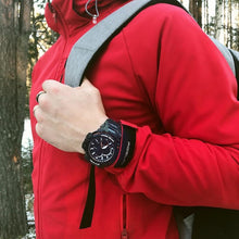 Load image into Gallery viewer, Orange Modern Sport  Waterproof 50M Men Watches With LED Digital Display In Military Armi Relogio Masculino Style

