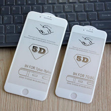 将图片加载到图库查看器，5D Screen Protector for iPhone6 6S 7 8 Plus X Edge Full Cover Film for iPhone 14 13 12 mini 11 Pro Max XR XS Tempered Glass Film Curved Edge Full Glue Screen Protector For iPhone
