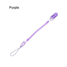 将图片加载到图库查看器，Toddler Pacifier Soother Nipple Clip Chain Holder Strap Baby Chew Toy for Baby Pacifier
