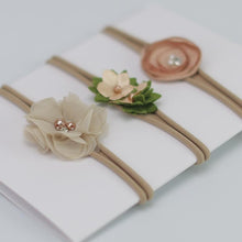 Load image into Gallery viewer, Luxury Modern Baby Headband Crown Flower Bows Hairband Baby Girl Headbands Newborn Hair Accessories Elastic Baby Hair Band
