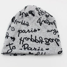 Load image into Gallery viewer, New Women's Warm Autumn Knitting Cotton Letter Style Spring Hat Ladies Beanie Scarf Cap Girls Gorros Women Skullies Bonnet
