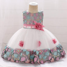 Load image into Gallery viewer, Luxury Elegant Handamde Girls Baby Dresses Lace Tulle Baptism Dresses for  Party and  Wedding Baby Clothing Dress
