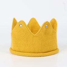 Load image into Gallery viewer, Crown Baby Hat Photography Props Knit Newborn Baby Girl Boy Hat Turban Infant Toddler Beanie Cap For Kids
