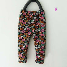 将图片加载到图库查看器，New Luxury Autmn Print Design For 0-2 Years Kids Winter Baby Girls Leggings Floral Print Casual Thick Pants for Kids clothing Cotton Warm Children's Trousers
