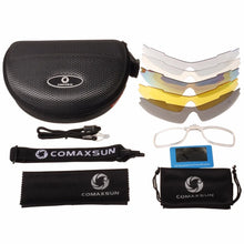 Load image into Gallery viewer, Comaxsun Professional Polarized Cycling Glasses Bike Goggles Outdoor Sports Bicycle Sunglasses UV 400 With 5 Lens TR90 2 Style
