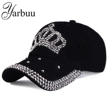 Load image into Gallery viewer, [YARBUU]Baseball Caps 2022 New Fashion Style Men And Women's Sun Hat Rhinestone Hat Denim And Cotton Snapback Cap Free Shipping
