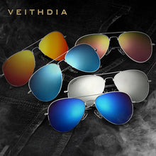 将图片加载到图库查看器，VEITHDIA Sunglasses Unisex Classic Driving Men Women Sports Polarized UV400 Mirror Lens Fashion Sun Glasses Eyewear For Male
