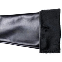 将图片加载到图库查看器，Long Sheepskin Gloves Women's Genuine Leather 58cm Length Sleeve Velvet Lining Keeps Warm in Autumn and Winter

