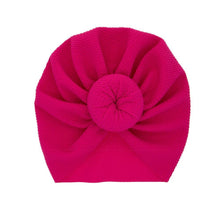 Load image into Gallery viewer, Baby Accessories Newborn Toddler Kids Baby Boy Girl Solid Knot Hats Turban Cotton Beanie Candy Color Hat For Kids
