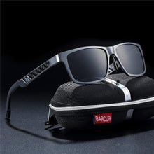 Load image into Gallery viewer, Aluminum Polarized Sunglasses Men Polarized Sun Glasses Square Eyewear For Men And Boys With UV400 Protection
