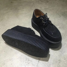 Load image into Gallery viewer, Black Harajuku Shoes Classic Lace UP High Platform Creepers Fashion Harajuku Punk Shoes Women's Casual Shoes Platform Shoes
