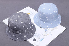 Load image into Gallery viewer, Children Summer Hats Kids Star Sun Caps For Boys And Caps New Baby Fisherman Hat In Modern Star Design
