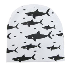 Load image into Gallery viewer, New Cotton Baby Cartoon Print Newborn Hat Elastic Toddler Infant Cap For Girls and Boys Kids
