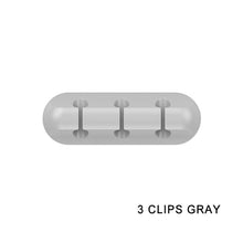 将图片加载到图库查看器，Cable Holder Silicone Cable Organizer Flexible USB Management Clips Holder For Mouse Keyboard Earphone Headset
