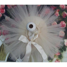 将图片加载到图库查看器，Luxury Modern Elegant Baby Girl Tulle Tutu Skirt and Flower Headband Set Newborn Dress With Big Bow And With Headband
