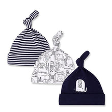 将图片加载到图库查看器，Printed Baby Hats &amp; Caps For Newborn Baby Accessories In Elegant Modern Design Set Of 3PCS For Baby Kids
