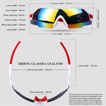将图片加载到图库查看器，UV400 Sky Cycling Glasses Outdoor Sport MTB Bicycle Glasses Motorcycle Sunglasses Sports Eyewear Frameless Glasses Bike Goggles
